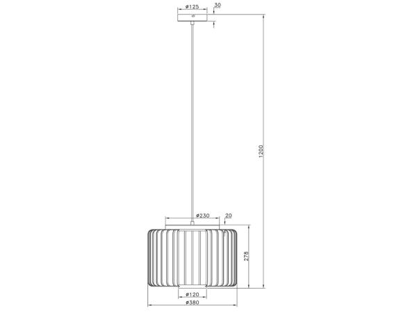 Inspire Pecan Pedant Hanglamp1