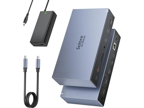 Displaylink Dockingstation USB-C / HDMI / DP - 120 W