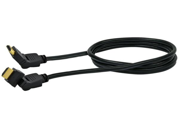 Schwaiger HDMI-kabel 2 m 2 x 360 graden draaistekker