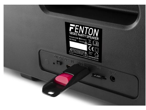 Fenton SBS82 draagbare Bluetooth party speaker1