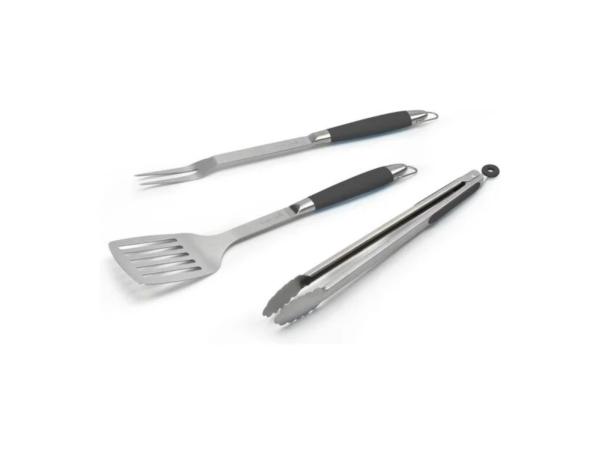 2x Barbecook bbq accessoires 3-delig BlackPepper