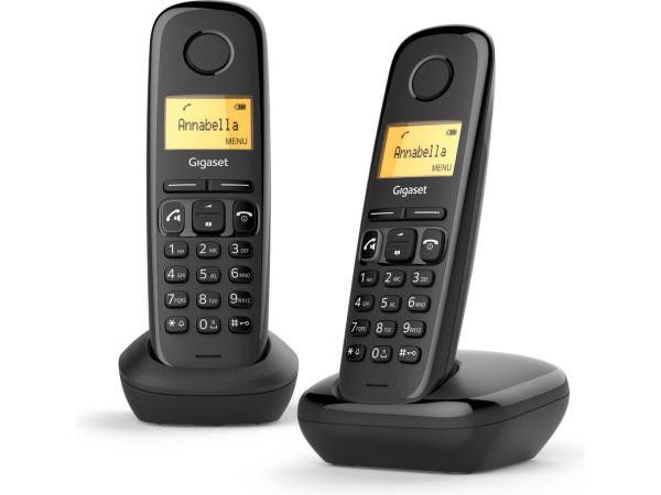 Gigaset A270 Duo DECT Telefoon Zwart