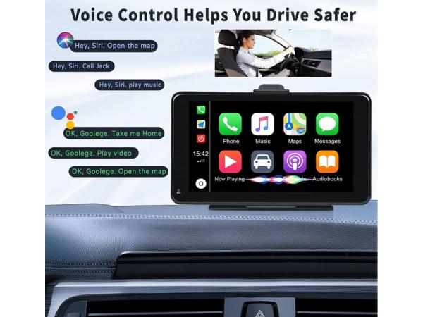 Camecho 7 inch Apple-Android Auto Smart Player1