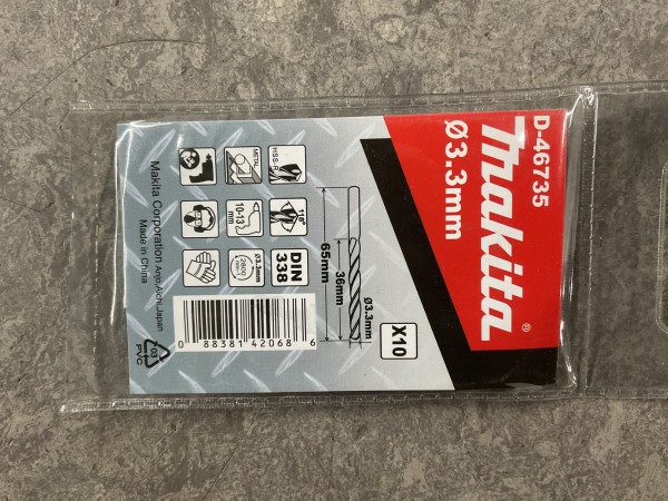 10x-makita-d46735-10pack-metaalboor-ø33x65mm