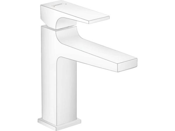 Hansgrohe wastafelmengkraan Metropol mat wit
