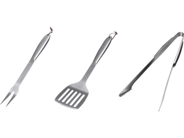 Patton Solid RVS 3-Delige BBQ Gereedschapsset 