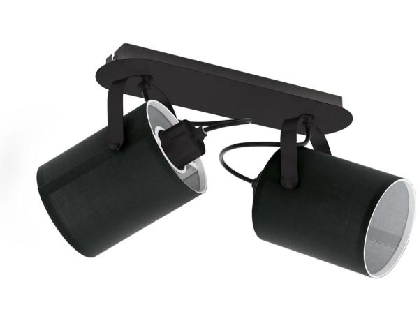 EGLO Villabate spot 2-lichts zwart Ø335×90 mm