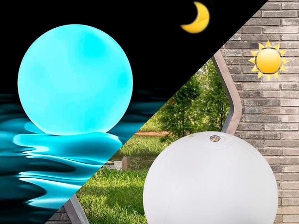 Impressie lichtgevende bal
