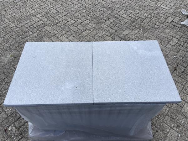 40,32 m2 Terrastegel Oostende 60x60x4 grijs gecoat (56065)