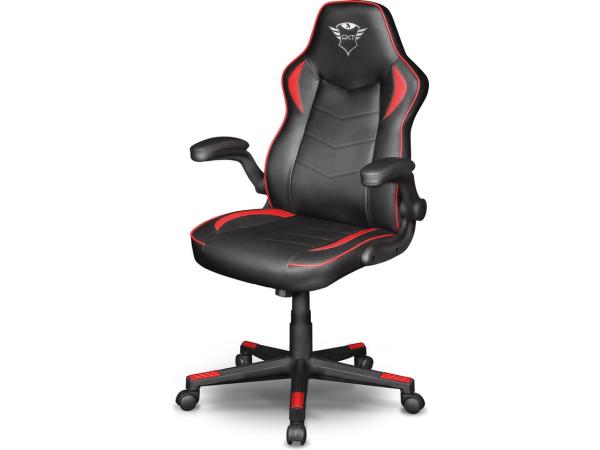 Trust GXT 704 Ravy - Gaming Stoel - Bureaustoel - Zwart/Rood
