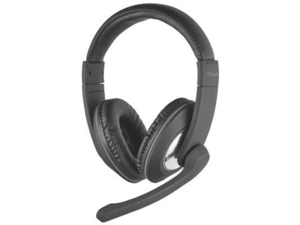 Trust Reno - Headset met draad - Zwart