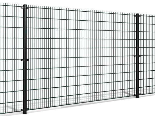 Dubbelstaaf hekwerk zwart 2,03 x 25,7m