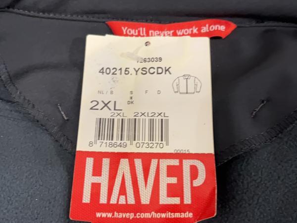 2x-havep-shift-werkjas-zwartgrijs-maat-2xl