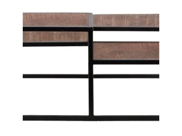 Salontafel Mangohout  90 x 90 x 40 cm