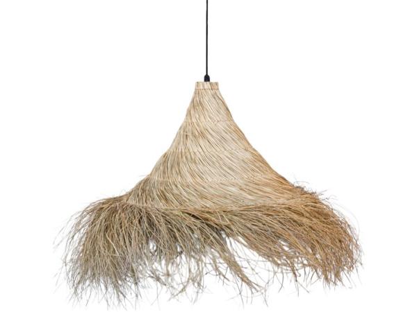 Hanglamp BAYU -  Natuurlijk Raffia - Ø 110 cm - Handmade
