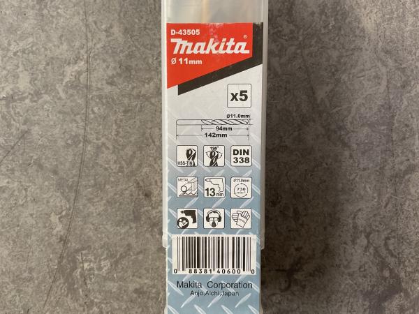 10x-makita-metaalboor-5-pack-d-43505-11x142-mm