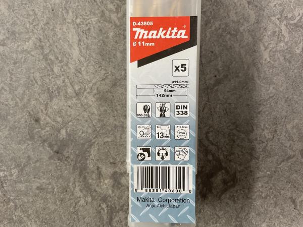 10x-makita-metaalboor-5-pack-d-43505-11x142-mm