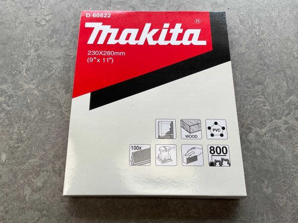 10x Makita schuurpapier 100-pack D-60822