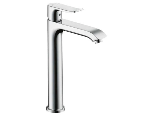 Hansgrohe wastafelmengkraan met waste Metris highriser