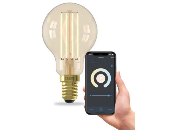 Calex Slimme Lamp - Wifi LED Filamentverlichting - E14 