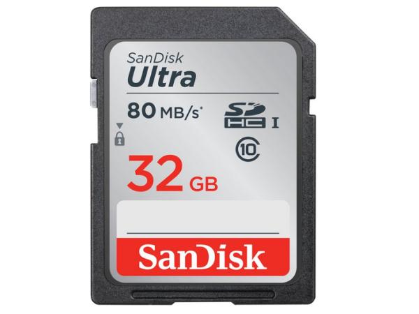 Geheugenkaart sandisk sdhc ultra 32 go 120 mo