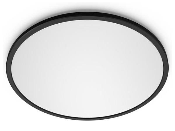 Philips Superslim plafondlamp - zwart - groot