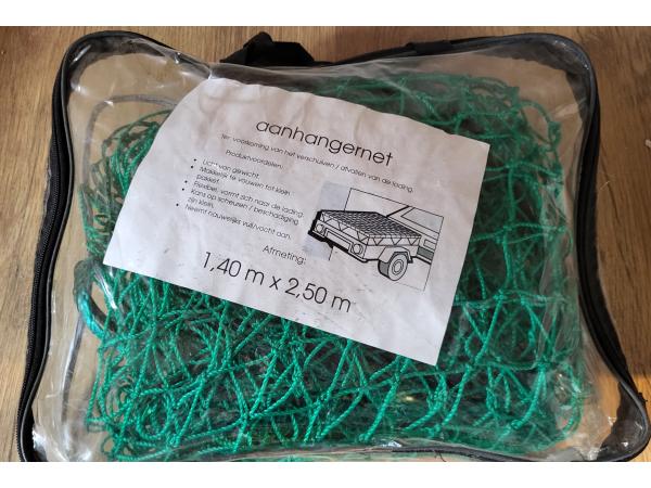 2x aanhangwagen net 2.50 x 1.40m in tas