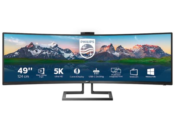 Philips Brilliance 499P9H 5K 49 Inch Monitor (licht Defect)