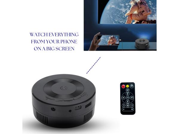 Mini LED projector IOS en Android