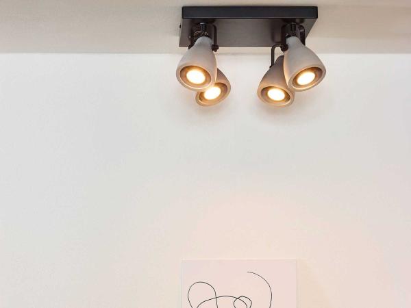 lucide-concriled-dimbare-plafondspot-4x5w-zwart