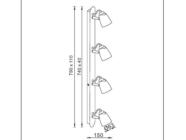 lucide-plafondspot-ride-led-4x5w-wit