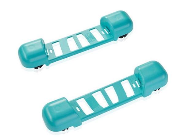 2x Leifheit Clean Twist Ergo Rolwielen Turkis