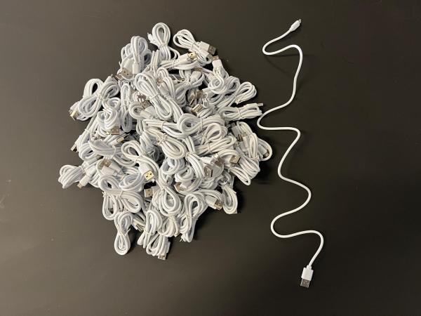 Set van micro usb oplaadkabels
