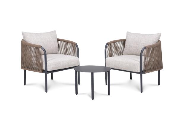 Outdoor Loungeset Polar - antraciet