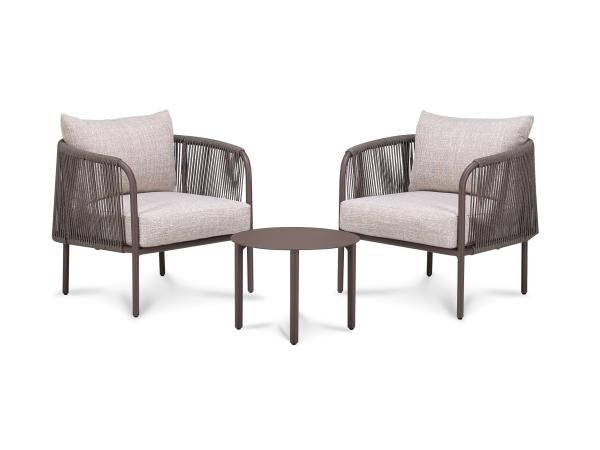 Outdoor Loungeset Polar - bruin