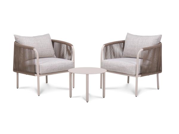 Outdoor Loungeset Polar - creme (quick dry)