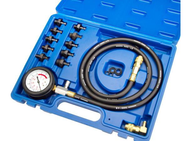 Oliedruktester / oliedrukmeter - verschillende adapters