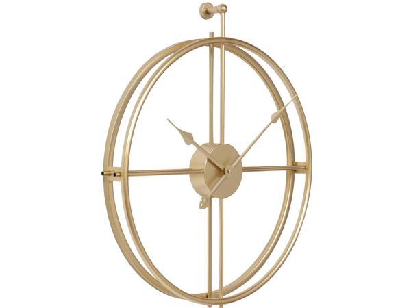 LW Collection wandklok goud 52cm stil industrieel