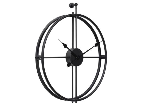 LW Collection wandklok Alberto zilver 52cm stil