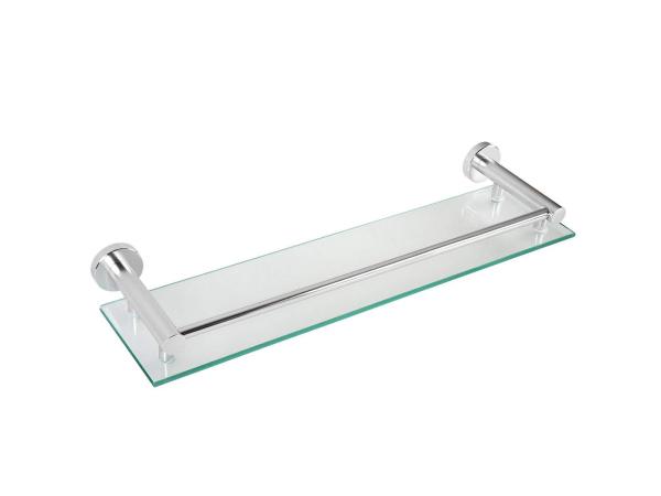 Glazen legplank voor in de badkamer