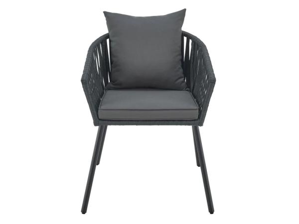 Touwstoelen - Set van 2 - Donkergrijs