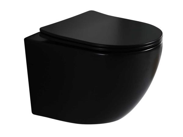 Hangend rimless toilet, keuze uit 3 kleuren