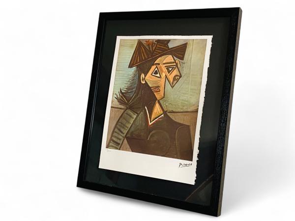 Picasso Lithografie- ''Buste de femme au chapeau'' (14/250)