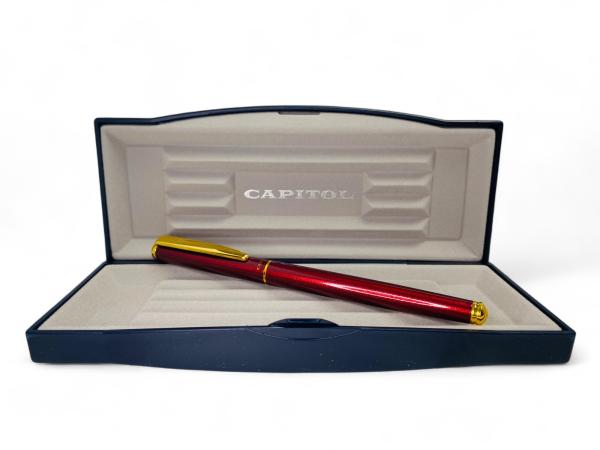 Capitol Rode Vulpen met 24kt Vergulde Penpunt
