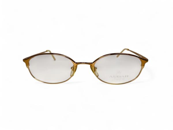 Luxe Vintage Augar Bril - 22kt Goud Verguld (Made in France)