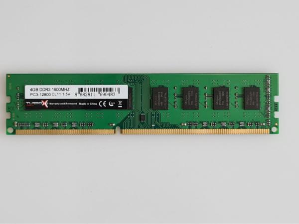 2x Turbox DDR3 4GB 1600MHz DIMM desktopgeheugen