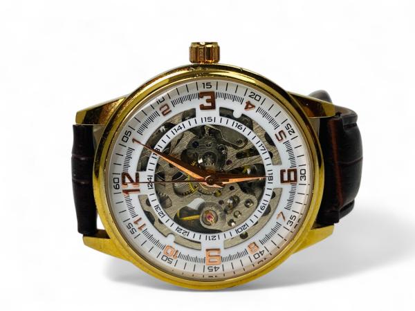 Akribos XXIV Automatisch Skeleton Horloge - Zeldzaam!