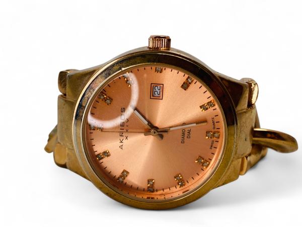 Akribos XXIV met echte Diamanten - Waarde €550!