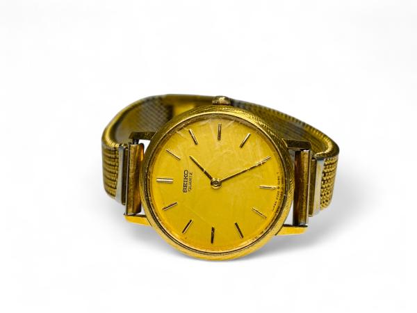Vintage Seiko Quartz Dameshorloge - Goud