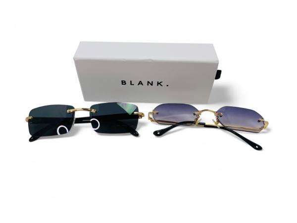 2 Luxe 'BLANK.' Zonnebrillen in Cartier-stijl
